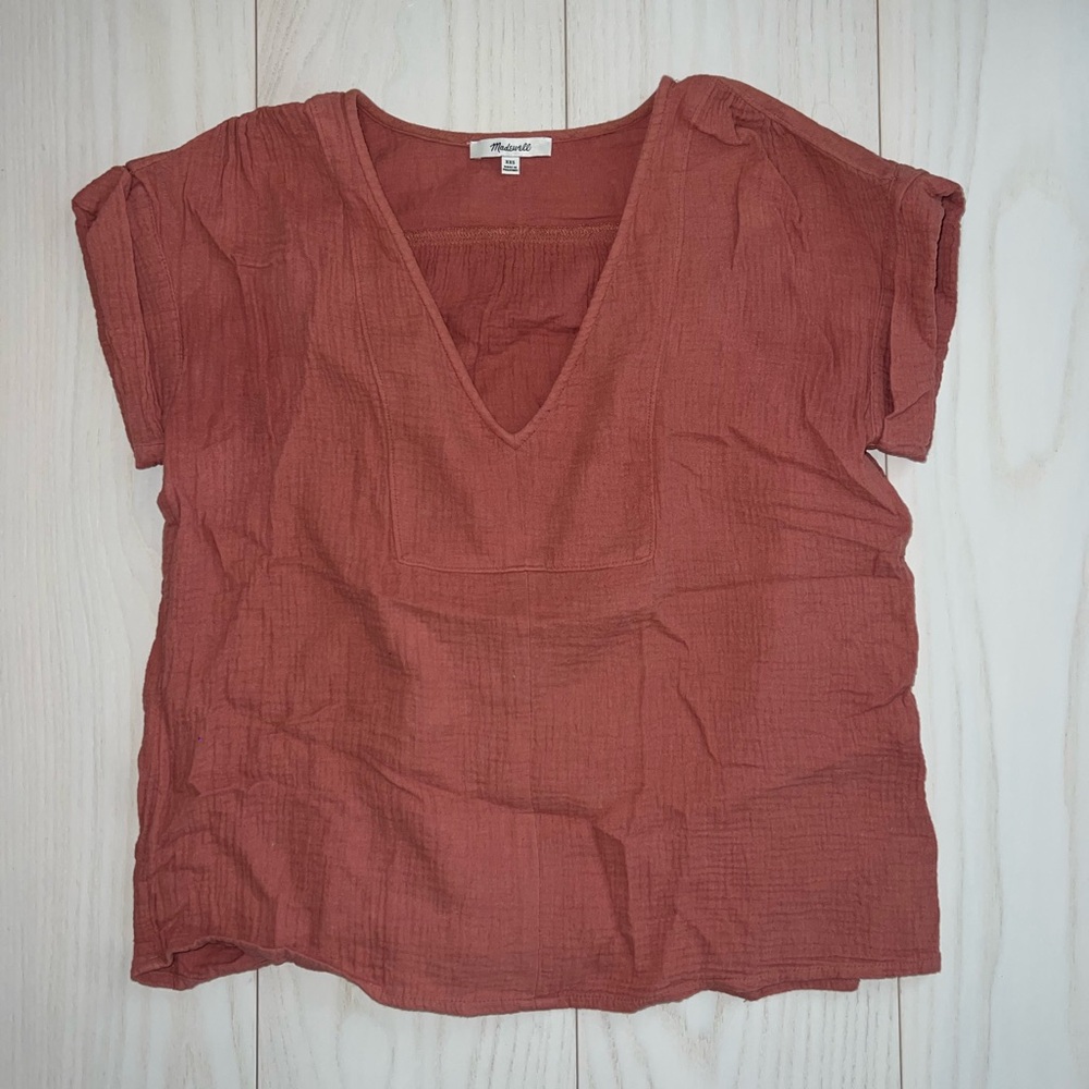 Madewell short sleeve shirt